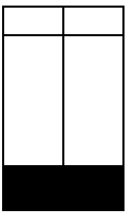 PORTE AVEC SOUBASSEMENT & IMPOST